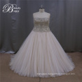 Strapless Big Skirts Wedding Dresses Bridal Gown